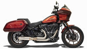 BASSANI XHAUST Road Rage Stainless 2-into-1 Exhaust System - Super Bike Muffler - '18-'22 Softail - 1S78SS - PartsOutlet.com.au