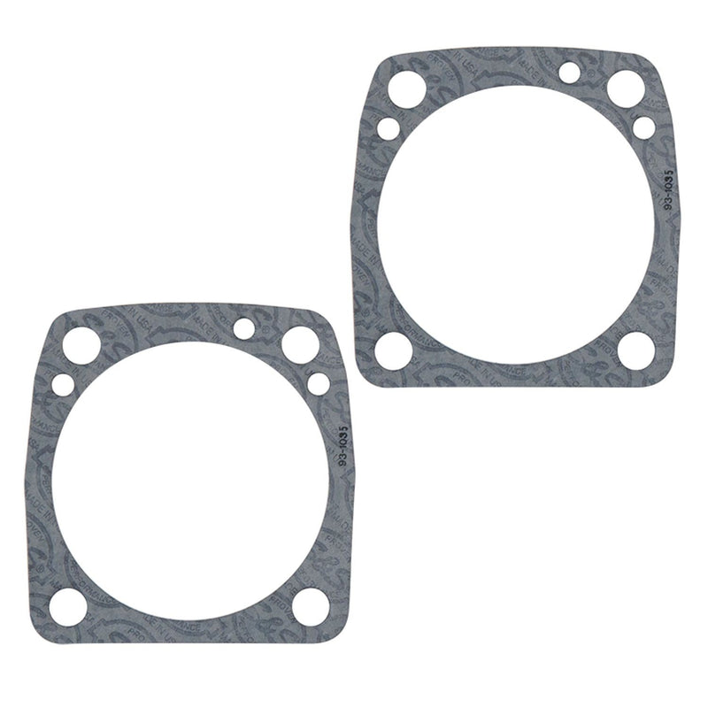 S&S CYCLE Base Gasket, 3-1/2", Harley-Davidson '84-'99, .018", 2 pack - 930-0092