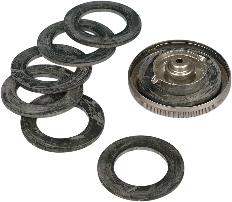 JAMES GASKET Thick Fuel Cap Gasket - 10 Pack - Harley-Davidson '77-'82 - JGI-61111-77