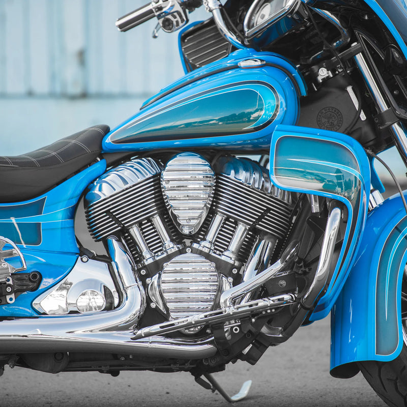 ARLEN NESS FINNED CAM COVER FOR THUNDERSTROKE® ENGINES, CHROME - I-1168 - PartsOutlet.com.au