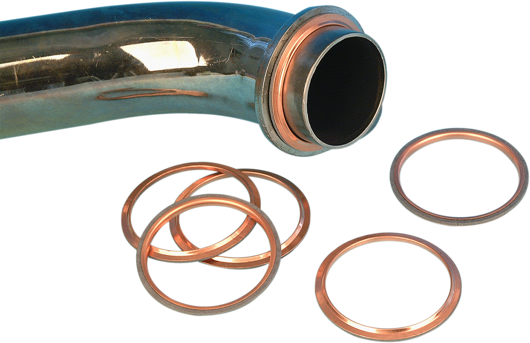 JAMES GASKET Copper Exhaust Gasket - 10 Pack - Harley-Davidson '66-'84 - JGI-65834-68-A