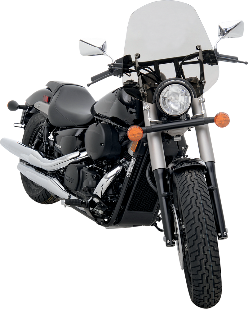 MEMPHIS SHADES Pop Top Windshield - 7" Headlight Cut Out - Solar - Honda/Kawasaki/Suzuki/Yamaha - MEP5519