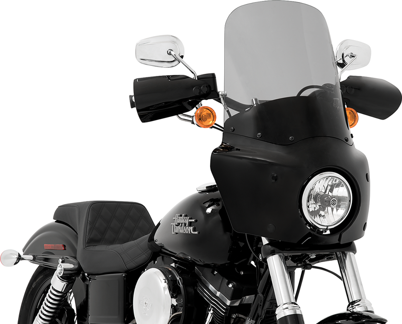 MEMPHIS SHADES Road Warrior Windshield - Black Smoke - 17" - MEP87012