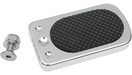 DRAG SPECIALTIES Chrome Brake Pedal Pad - '83-'23 FL 1610-0133 - PartsOutlet.com.au