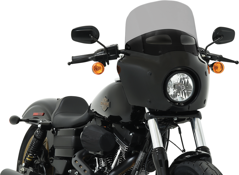 MEMPHIS SHADES Road Warrior Windshield - Vented - Black Smoke -11" - MEP87412