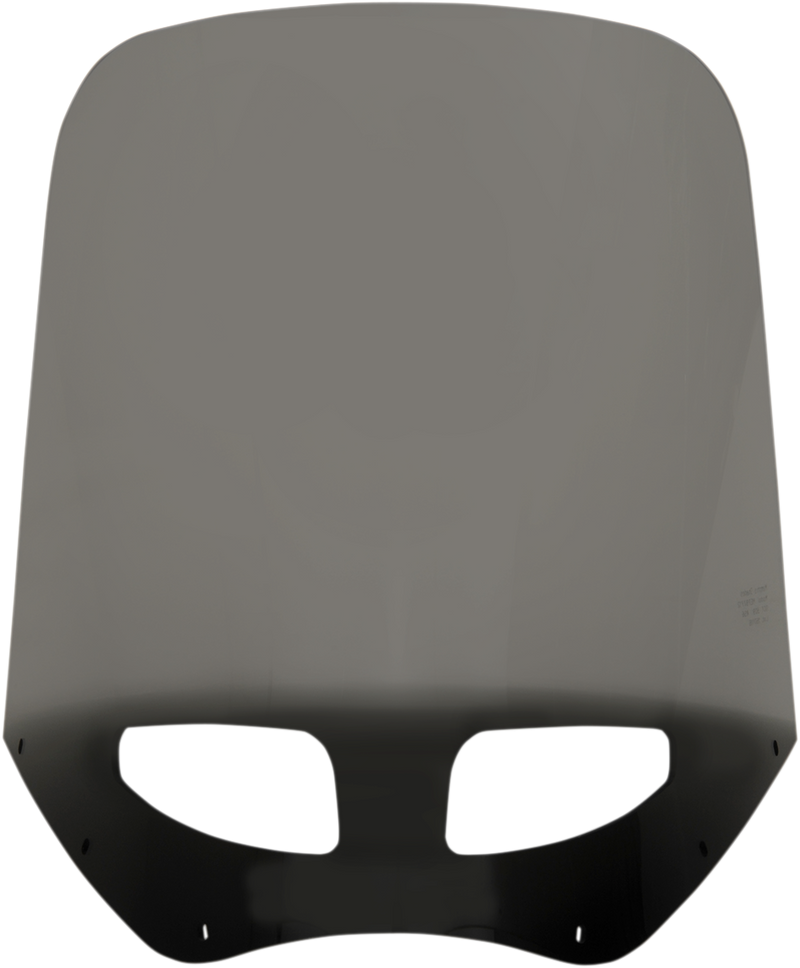 MEMPHIS SHADES Road Warrior Windshield - Vented - Black Smoke - 17" - MEP87712