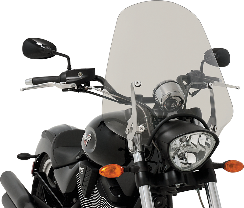 MEMPHIS SHADES Big Shot Windshield - 9" Headlight Cutout - Solar - MEP5729