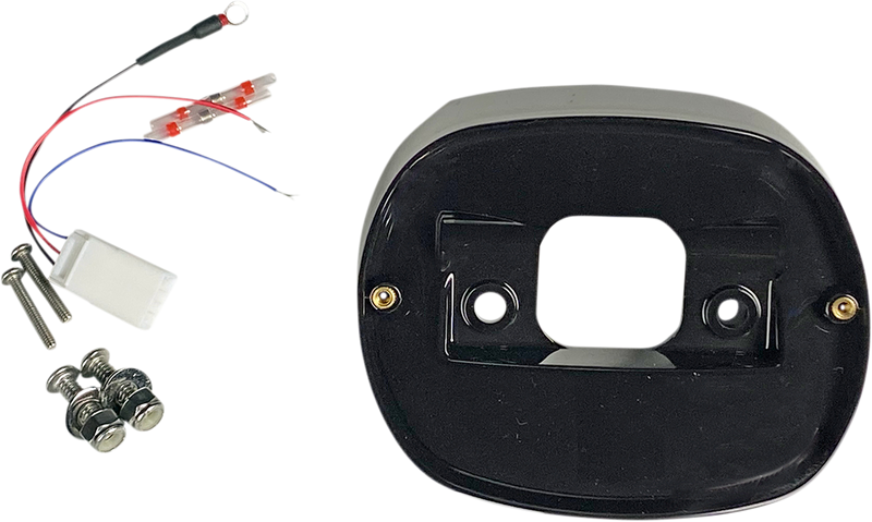 CUSTOM DYNAMICS Taillight Baseplate - Black TL-BASE99-B - PartsOutlet.com.au