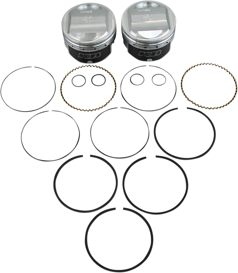 KB PERFORMANCE Piston Kit - Twin Cam 88 - Std Bore - KB426C.STD