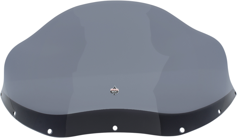 KLOCK WERKS Flare Windshield - 12" - Dark Smoke - FXRT '83-'93 - KWW-02-0573
