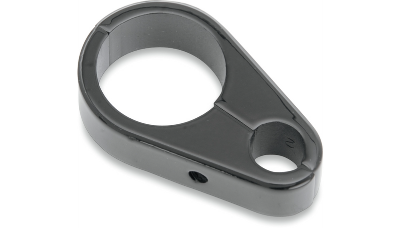 DRAG SPECIALTIES Cable Clamp - Clutch - Die-Cast - 1-1/4" Frame - Black - 11-0055GB