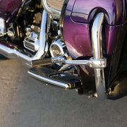 ARLEN NESS Forged Highway Peg Mounts - Chrome 400-044 - PartsOutlet.com.au
