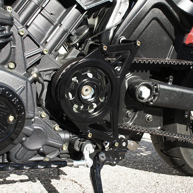 JOKER MACHINE Pulley Cover - Black - Indian Scout 2015-2023 - 30-800-1 - PartsOutlet.com.au