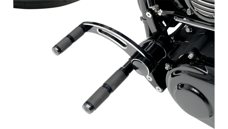 ACCUTRONIX Forward Control - Black - Slotted - FXD '91-'16 - FC102-SSN