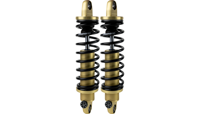 LEGEND SUSPENSION REVO-A Adjustable Dyna Coil Suspension - Gold - Heavy-Duty - 13" - FXD '91-'17 - 1310-1782