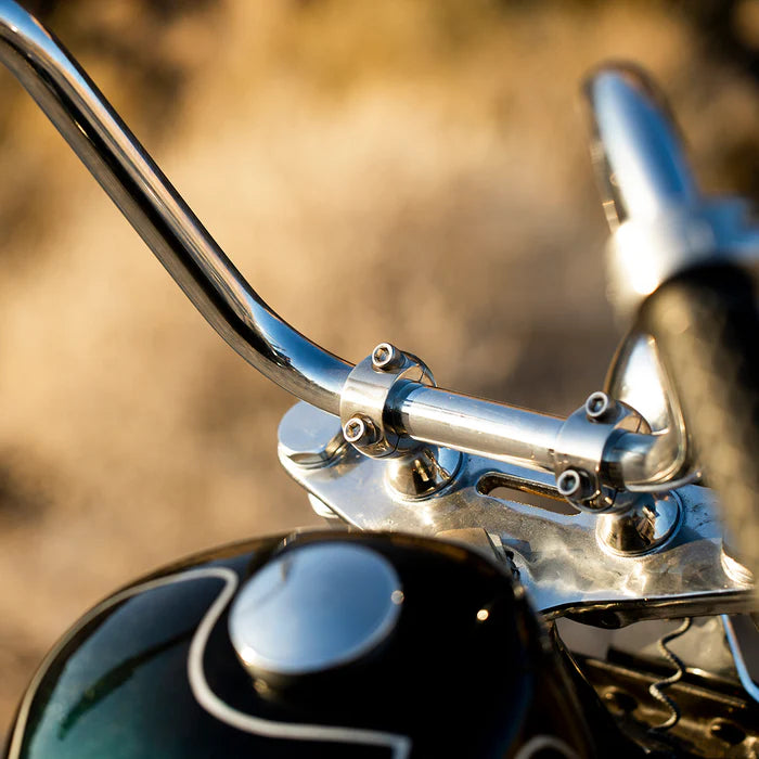 BILTWELL Risers - Slimline - 1-3/4" - Polished - Chrome - 6401-302-175