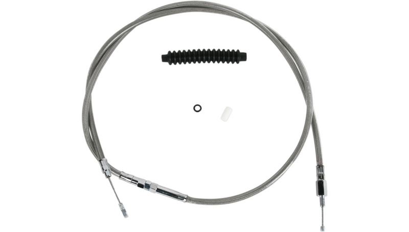 DRAG SPECIALTIES Clutch Cable - Braided - 68-11/16" - FXD '92-'05 - 5321000HE