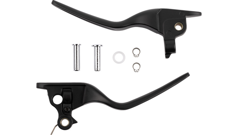 DRAG SPECIALTIES Levers - LSR - Black - '21-'24 FL - 053843 - PartsOutlet.com.au