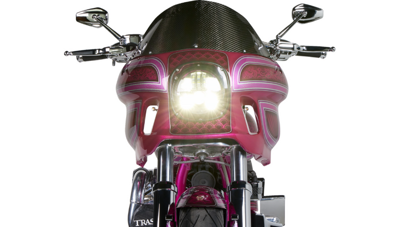 CUSTOM DYNAMICS ProBEAM LED Headlamp 5-3/4" - Chrome - Sportster '57-'23 - PB-575-C