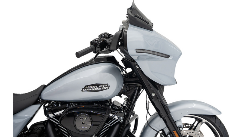 KLOCK WERKS Flare Windshield - 8" - Black - FLHX 2024+ - KWW-01-0707-B