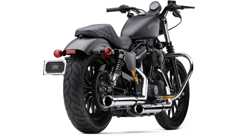 COBRA 3" Neighbor Hater Mufflers for XL '14-'22 - Chrome - 6086