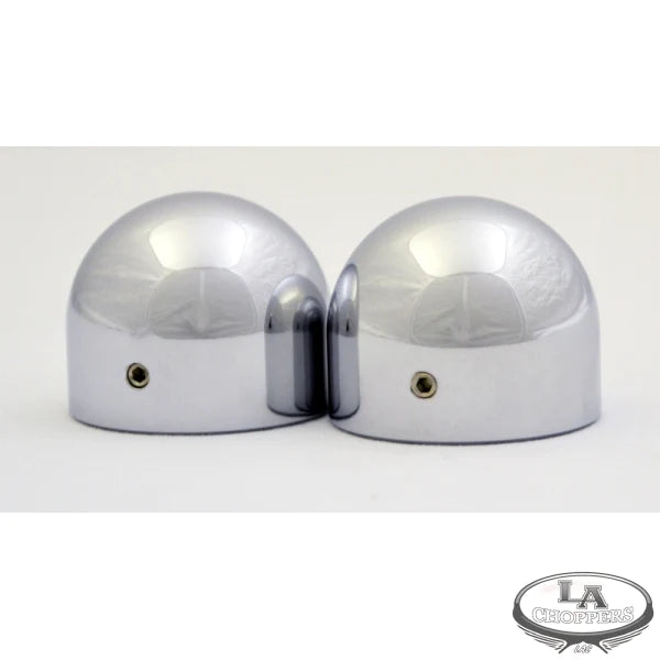 LA CHOPPERS AXLE CAPS-DOME CHROME FOR HD - LA-7810-00