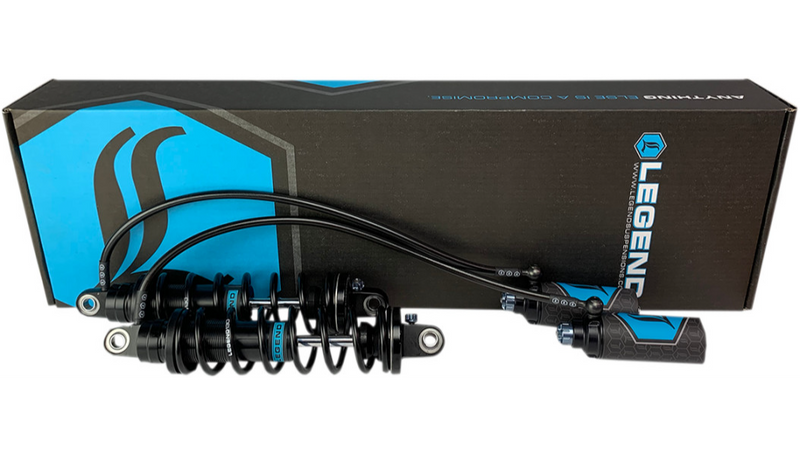 LEGEND SUSPENSION REVO ARC Remote Reservoir Shocks - Standard - Black - 13" - FL '09-'13 - 1310-1882