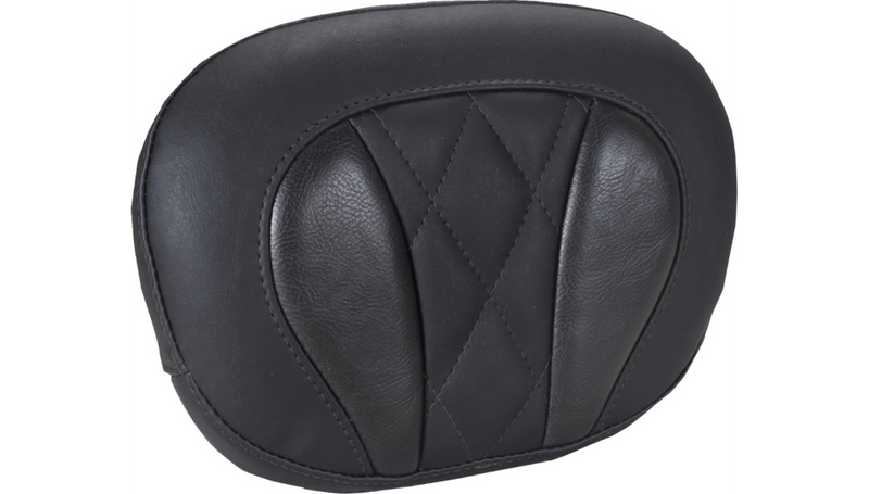 MUSTANG Deluxe Sissy Bar Pad - Diamond - Black Stitch - FLT/FLH '23-'25 - 88450