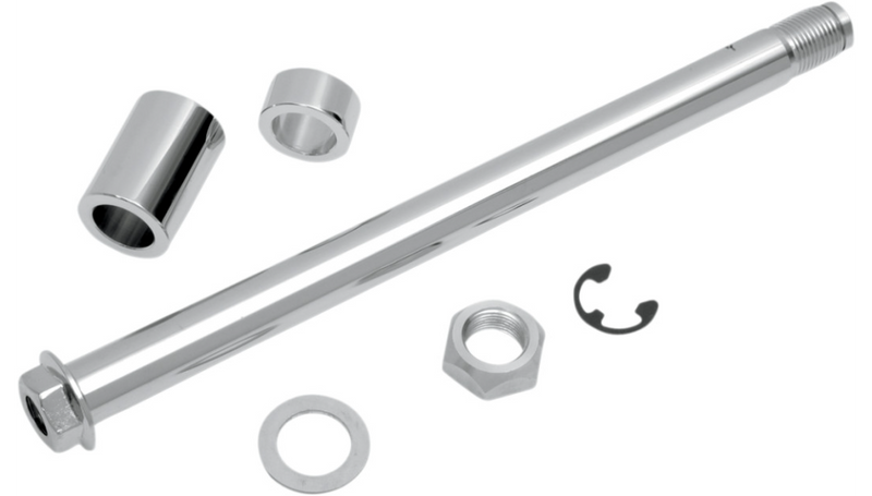 DRAG SPECIALTIES Axle - Rear - Kit - Chrome - '08-'17 FXD W16-0337 - PartsOutlet.com.au