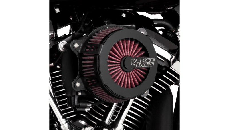VANCE & HINES VO2 Cage Fighter Air Intake Kit - Black Contrast - Harley-Davidson 2017-2023 - 40366 - PartsOutlet.com.au