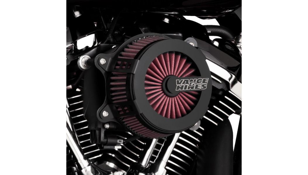 VANCE & HINES VO2 Cage Fighter Air Intake Kit - Black Contrast - Harley-Davidson 2017-2023 - 40366 - PartsOutlet.com.au