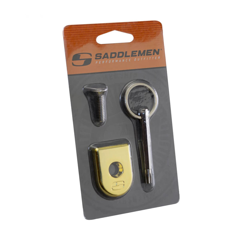 SADDLEMEN Security Seat Screw - HD -Gold 8910GO - PartsOutlet.com.au