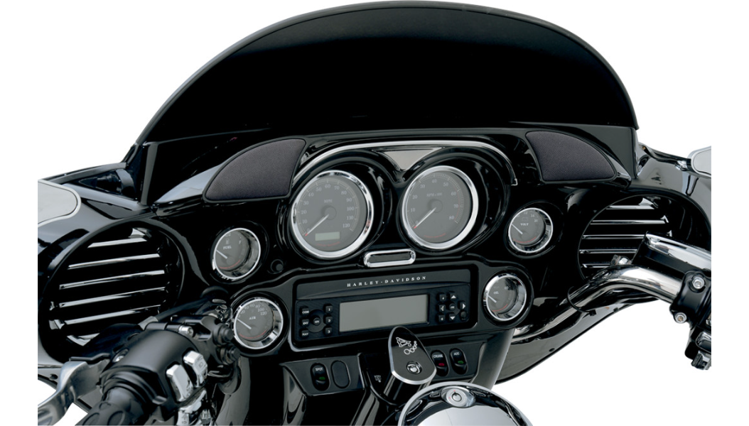 DRAG SPECIALTIES Instrument Gauge Bezel - Harley-Davidson 2000-2013 - Chrome 2202-0059