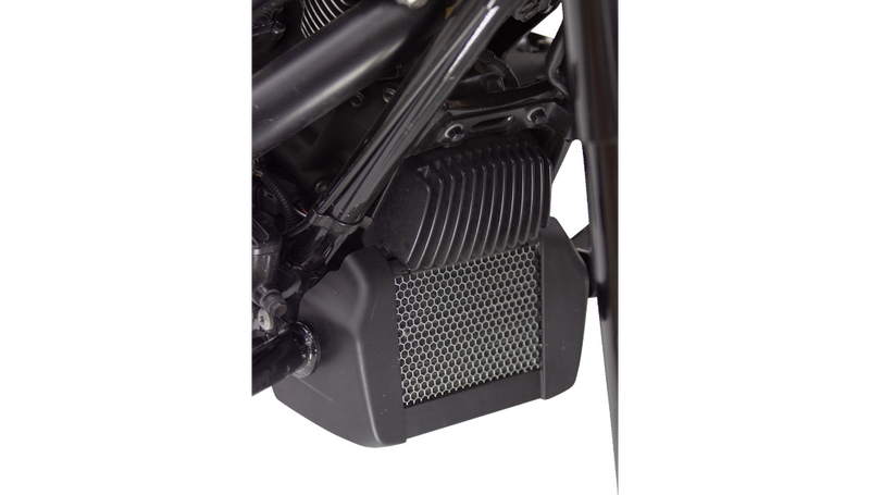 KLOCK WERKS Oil Cooler Guard - Chrome - Touring 2017-2023 - KWS-01-0615-C - PartsOutlet.com.au