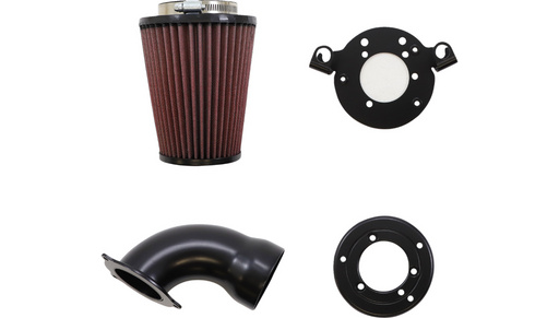 COBRA Cone Air Filter - Black/Black - '04-'22 XL 606-0103-06B - PartsOutlet.com.au