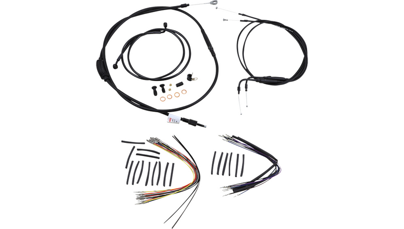 BURLY BRAND Control Kit - 16" Ape Hanger Handlebars - Softail '00-06 - B30-1013