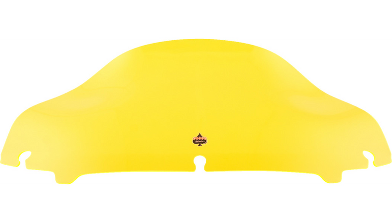 KLOCK WERKS Kolor Flare Windshield - 6.5" - Yellow Ice - FLH '14-'25 - KWW-01-0644