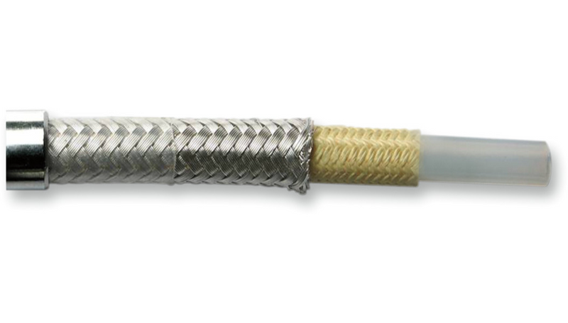 MAGNUM SHIELDING Brake Line - 180/90 - 42" - Sterling Chromite II - Harley-Davidson '86-'99 - 36442SW