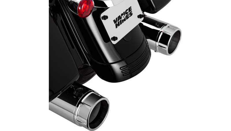 VANCE & HINES 4.5" Torquer Mufflers for 2017+ M8 Touring FL - Chrome - 16674