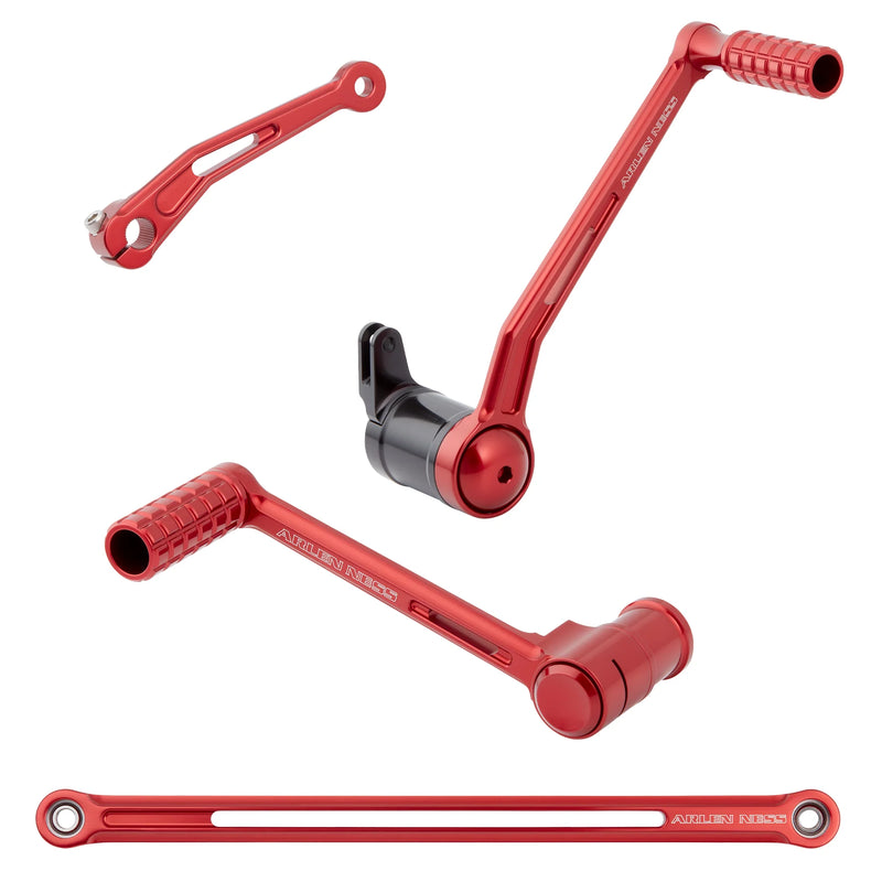 ARLEN NESS SpeedLiner Foot Control Kit - Solo - Red - Harley-Davidson '00-'22 - 420-135 - PartsOutlet.com.au
