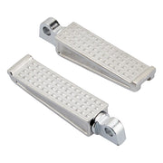 BILTWELL Sanderson Footpegs - Polished - Silver - 7001-302-01 - PartsOutlet.com.au
