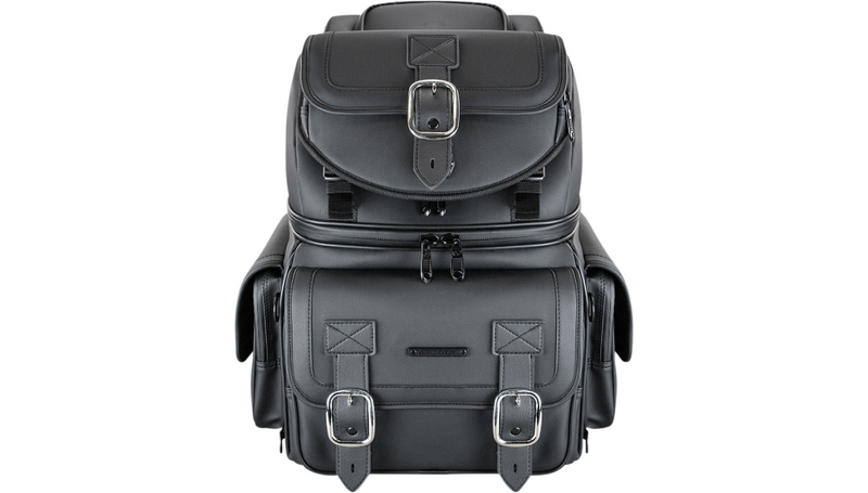 SADDLEMEN BR3400D Sissy Bar Bag - Black EX000972 - PartsOutlet.com.au