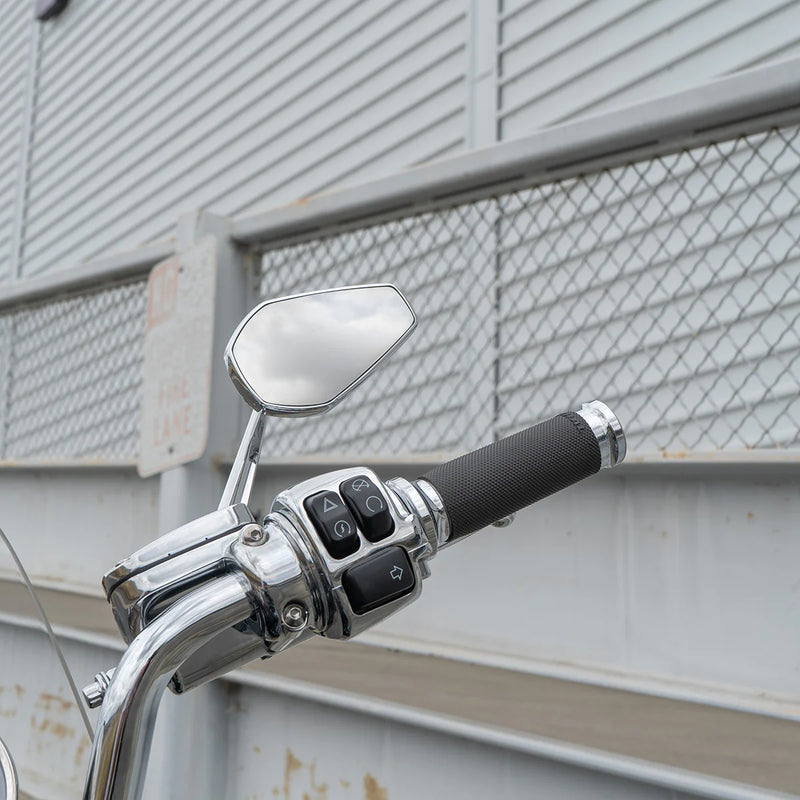 ARLEN NESS MINI STOCKER FORGED MIRRORS, CHROME - LEFT - 13-157 - PartsOutlet.com.au
