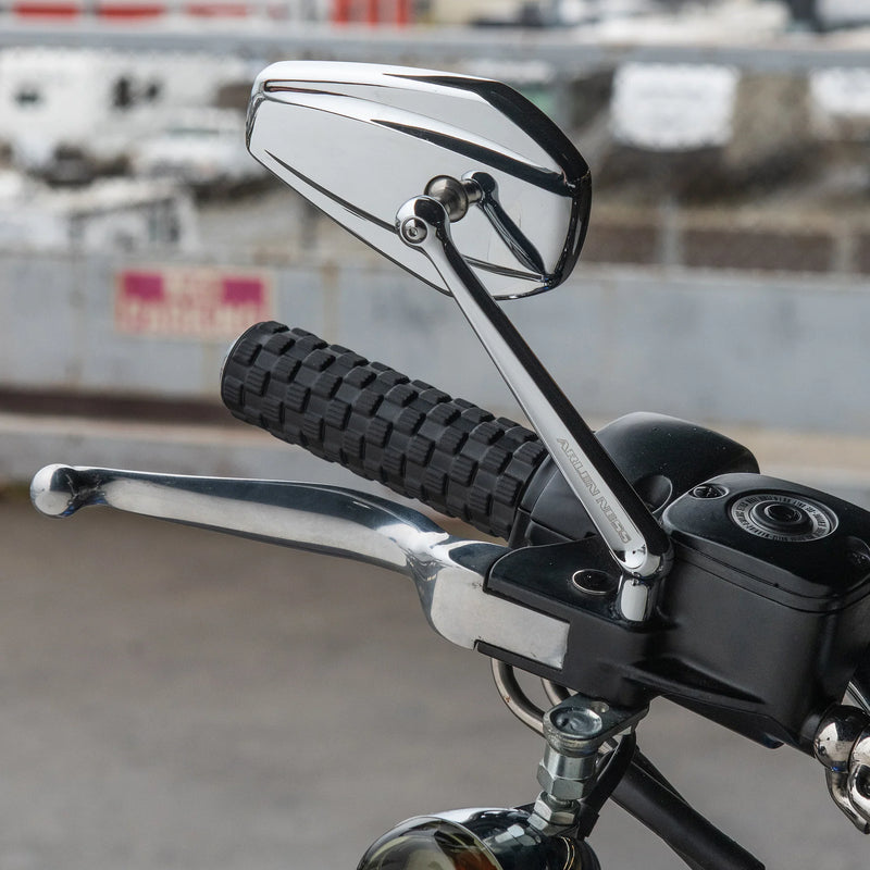 ARLEN NESS MINI STOCKER FORGED MIRRORS, CHROME - LEFT - 13-157 - PartsOutlet.com.au