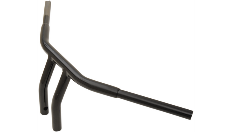 DRAG SPECIALTIES Handlebar - 1 1/4"  T-Bar - Buffalo - 8" - TBW - Black - 0601-4275