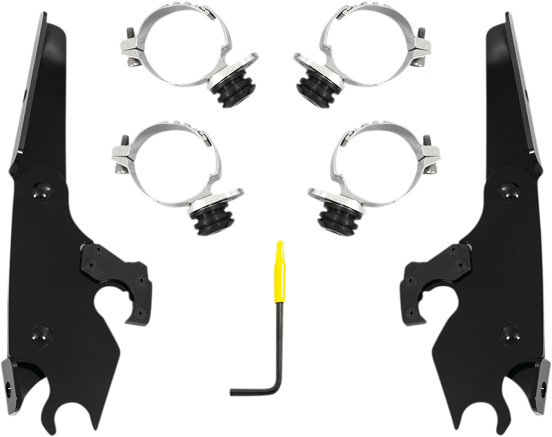 MEMPHIS SHADES Batwing - Mounting Kit - Black - XL 1200X Forty-Eight	2016-2022 - MEB2056 - PartsOutlet.com.au