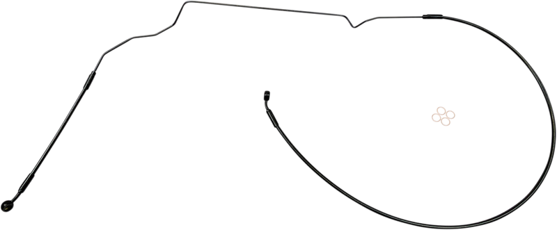 MAGNUM SHIELDING Brake Line - Upper - Black - Indian SBB1419-37