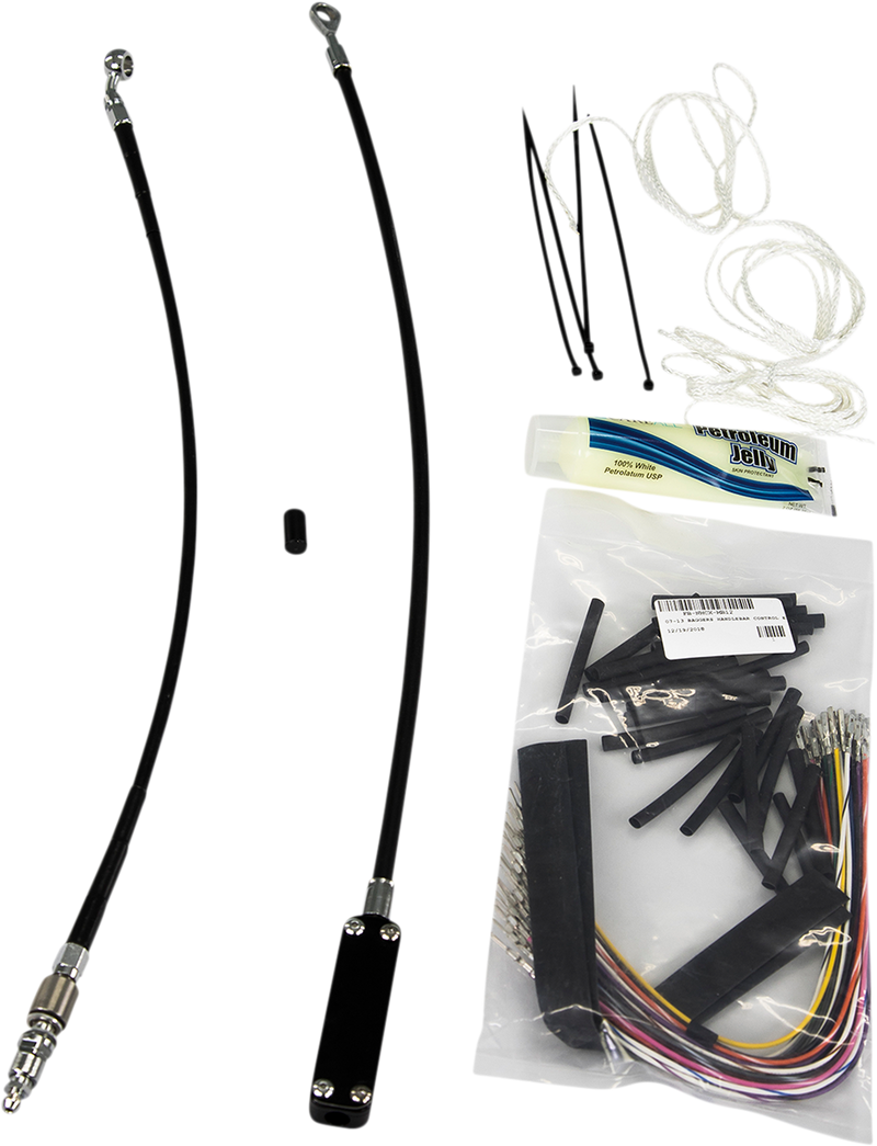 FAT BAGGERS INC. Installation Kit - Cable Clutch - 16" - Black 109116-B