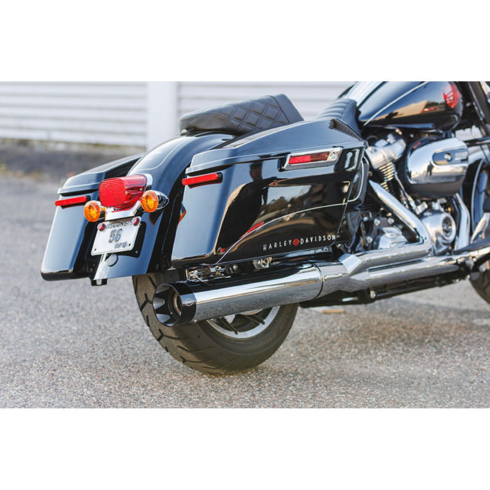 S&S CYCLE SIDEWINDER 2-1 for M8 TOURING MODELS–Chrome 550-0758D