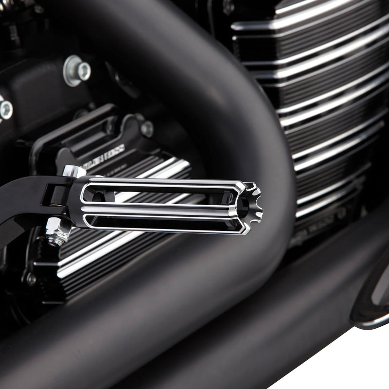 ARLEN NESS 10-GAUGE® FOOTPEGS, BLACK - Male Mount - 06-114 - PartsOutlet.com.au